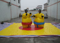 Nontoxic পিভিসি Tarpaulin Inflatable সুমো রাস্তার গেম হেলমেট এন গ্লাভস সঙ্গে