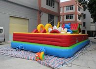 0.55 মিমি পিভিসি Tarpaulin বহিরঙ্গন থিম খেলার মাঠ Inflatable বিনোদন পার্ক