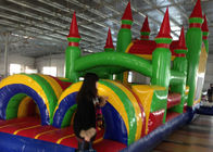 বড় স্লাইড সঙ্গে কিডস চতুর্ভুজ সেলাই Inflatable বিনোদন পার্ক