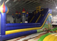 নীল inflatable খেলার মাঠ, পিভিসি Tarpaulin Inflatable বিজ্ঞাপন বেলুন