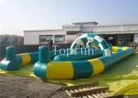 55ft * 20ft Inflatable Zorb বল টানেল / পিভিসি Tarpaulintunnel ট্র্যাক কাস্টমাইজ করুন