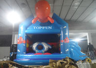 কাস্টম 4 এক্স 4 এম মাছ আকার কিডস জন্য হ্যাপি হপ Inflatable জাম্পিং কাসল