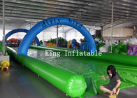 কাস্টম 1200m Inflatable স্লিপ এন স্লাইড পিভিসি Tarpaulin চার লেন্স Inflatable স্লিপ স্লাইড