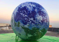 দৈত্য বিজ্ঞাপন Inflatables শব্দ গ্লোব আর্থ মানচিত্র বল LED ঝুলন্ত গ্রহ