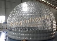 ডাবল স্তর সঙ্গে বহিরঙ্গন ভাড়া স্বচ্ছ Inflatable ঘনক্ষেত্র তাঁবু বুদ্বুদ তাঁবু