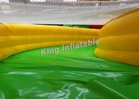 সাঁতার পুল সঙ্গে আশ্চর্যজনক inflatable জল পার্ক ডাইনোসর বিনোদন পার্ক স্লাইড