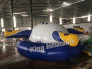 জল পার্ক / জল ক্রীড়া জন্য টেকসই 0.9 মিমি পিভিসি এয়ারটাইট Inflatable শনি ওয়াটার খেলনা