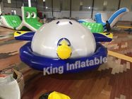 জল পার্ক / জল ক্রীড়া জন্য টেকসই 0.9 মিমি পিভিসি এয়ারটাইট Inflatable শনি ওয়াটার খেলনা
