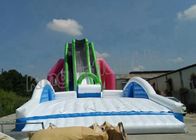 ব্লোয়ার সঙ্গে কাস্টম উত্তেজনাপূর্ণ উড়ন্ত জল স্লাইড Inflatable পিভিসি