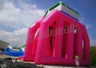 ব্লোয়ার সঙ্গে কাস্টম উত্তেজনাপূর্ণ উড়ন্ত জল স্লাইড Inflatable পিভিসি