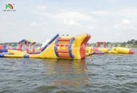 সাগর বড় inflatable ভাসমান জল পার্ক খেলা ভাসমান দ্বীপ সরঞ্জাম