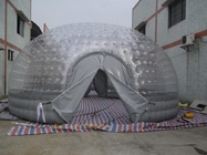 কারখানার কাস্টম 0.6 মিমি পিভিসি টারপোলিন বুদ্বুদ তাঁবু ইভেন্টের জন্য inflatable পরিষ্কার তাঁবু
