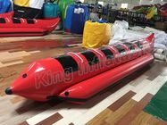 0.9 মিমি পিভিসি Inflatable মাছধরা পন্টন নৌকা সঙ্গে লাল রঙ Inflatable ফ্লাই মাছ ধরার নৌকা