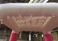 ই এম গোলাপী বাণিজ্যিক Inflatable বিজ্ঞাপন অনির্দিষ্ট Inflatable তাঁবু আকার 3 * 3 মি