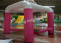 ই এম গোলাপী বাণিজ্যিক Inflatable বিজ্ঞাপন অনির্দিষ্ট Inflatable তাঁবু আকার 3 * 3 মি