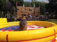 0.55 মিমি পিভিসি Tarpaulin সঙ্গে বহিরঙ্গন বেল উপর বহিরঙ্গন খেলার মাঠ Inflatable বালু পুল রাইড