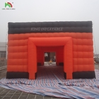 বড় inflatable ঘনক্ষেত্র তাঁবু inflatable নাইট ক্লাব তাঁবু LED আলো সঙ্গে inflatable পার্টি তাঁবু