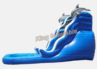 16 ফুট ডলফিন রাশ ওয়েভ বাণিজ্যিক Inflatable জল স্লাইড 7 * 4 * 5 মি