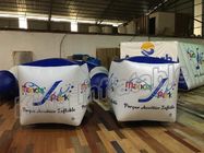 সিই সার্টিফিকেট সঙ্গে হোয়াইট এবং নীল ভাসমান Inflatable পিভিসি Duckweed জল খেলনা