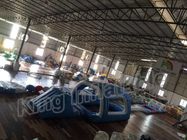 কাস্টমাইজড প্রকার জায়েন্ট Inflatable জল খেলার মাঠ, ভাসমান ওয়াটার পার্ক
