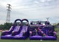 পিভিসি দৈত্য বহিরঙ্গন খেলার মাঠ Inflatable বাধা কোর্স নিজস্ব আকার