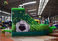 কিডস আউটডোর দৈত্য Inflatable જમ્પિંગ কাসল / সকার বাউন্স হাউস