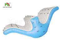 নীল 5 * 2.5 মিমি inflatable রবার স্লাইড / বাণিজ্যিক ভাড়া জন্য জল পার্ক খেলনা