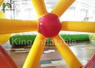EN71 কম্বো রঙ জল চাকা জল পার্ক জন্য inflatable জল রোলার