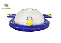 0.9 মিমি পিভিসি Tarpaulin Inflatable UFO আরোহণ জল নৌকা খেলনা তাপ সিল এসজিএস EN71