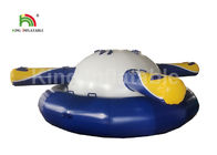 0.9 মিমি পিভিসি Tarpaulin Inflatable UFO আরোহণ জল নৌকা খেলনা তাপ সিল এসজিএস EN71