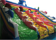 প্রাপ্তবয়স্ক এবং বাচ্চাদের 1 বছরের ওয়ারেন্টি জন্য রেইনবো স্লাইড মহাসাগর inflatable জল উদ্যানগুলি