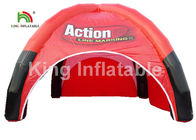 বিজ্ঞাপন / প্রদর্শনী / পর্যটন জন্য AirTight কালো এবং লাল Inflatable ইভেন্ট তাঁবু