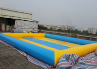 বাণিজ্যিক বৃহত inflatable সুইমিং পুল গ্রীষ্ম জল পার্ক 8m জন্য বহু রঙ