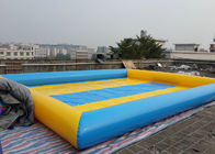 বাণিজ্যিক বৃহত inflatable সুইমিং পুল গ্রীষ্ম জল পার্ক 8m জন্য বহু রঙ
