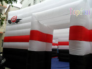 হালকা স্কয়ার Inflatable ইভেন্ট তাঁবু / 12 মি সাদা জলরোধী ফ্যাব্রিক Inflatable তাঁবু