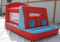 বাচ্চাদের পিছনে বাড়ির মজা মঞ্চ বিশ্ব Inflatable জাম্পিং খেলার মাঠ জন্য বাণিজ্যিক গ্রেড