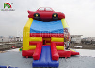 পিভিসি অগ্নিরোধী বাণিজ্যিক Inflatable বাচ্চাদের কিডস জাম্পিং গাড়ী ঘর