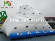 বাড়ির পিছনের দিকের উঠোন হোয়াইট Inflatable জল Iceberg / টেকসই পিভিসি কাস্টম লোগো মুদ্রিত জল খেলনা