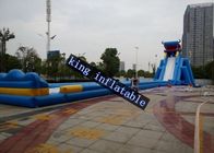 কিডস এবং প্রাপ্তবয়স্কদের জন্য পুল সঙ্গে দৈত্য ড্রাগন Inflatable জল স্লাইড বিচ স্লাইড