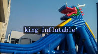 কিডস এবং প্রাপ্তবয়স্কদের জন্য পুল সঙ্গে দৈত্য ড্রাগন Inflatable জল স্লাইড বিচ স্লাইড