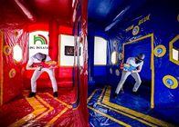 ডিজিটাল মুদ্রণ সঙ্গে লাল নীল আইপিএস হিট যুদ্ধ এরিনা Inflatable যুদ্ধ এরিনা খেলা গেম