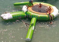 বহিরঙ্গন জলরোধী প্লেট পিভিসি Inflatable জল খেলনা সিই কাস্টমাইজড ট্রামপোলাইন স্লাইড