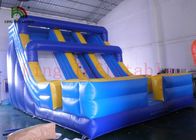 আউটডোর দুই বছরের ওয়ারেন্টি জন্য গ্রেট Inflatable ডাবল Slipways বিচ ড্রি স্লাইড