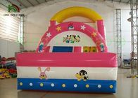 পিভিসি Tarpaulin কিড থিম Amusement পার্ক জন্য বাউন্স হাউস সঙ্গে Inflatable শুকনো স্লাইড