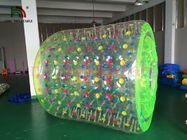 পাগল মজা ডবল স্তরযুক্ত পিভিসি / টিপিইউ inflatable জল খেলনা, আকর্ষণীয় inflatable রোলার