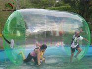 পিভিসি / টিপিইউ স্বচ্ছ Inflatable জল খেলনা / ভাড়া ব্যবহারের জন্য Inflatable জল রোলার
