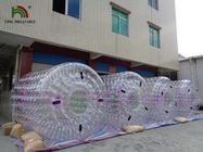 বাবল পরিষ্কার করুন তাপ সিল ওয়ার্কারশিপ সঙ্গে জল ঘূর্ণায়মান খেলনা উপর inflatable হাঁটা
