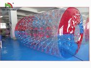 শিশু / প্রাপ্তবয়স্ক Inflatable জল খেলনা হাঁটা রোলের বল কাস্টমাইজড লোগো এবং রঙ