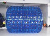 নীল বড় inflatable জল ঘূর্ণায়মান খেলনা টেকসই 1.0 মিমি পিভিসি / PTU Inflatable বহিরঙ্গন খেলনা