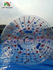 রঙিন বিন্দু / জল রোলার সঙ্গে কিডস জন্য কাস্টম Inflatable মজা রোলিং খেলনা